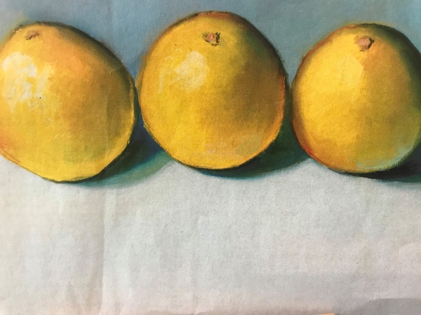 painting of fruit