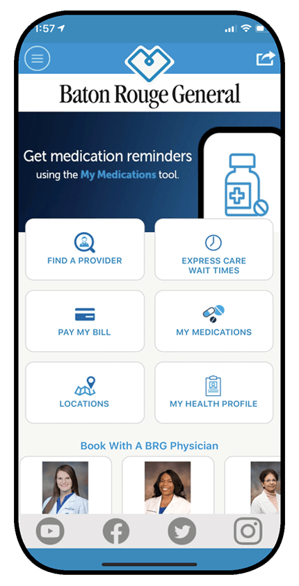 BRG mobile app preview