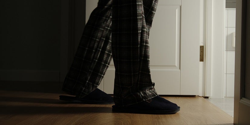 Walking to the bathroom at night