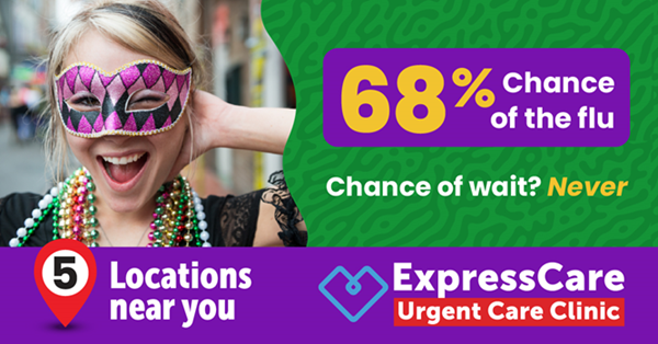 Mardi Gras Chance of Flu