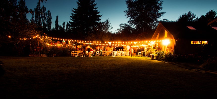 Barn with Lights