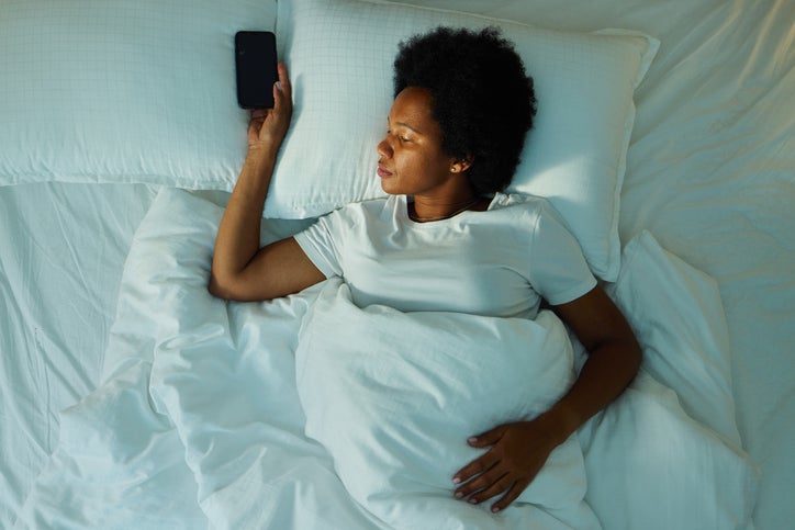 woman sleeping
